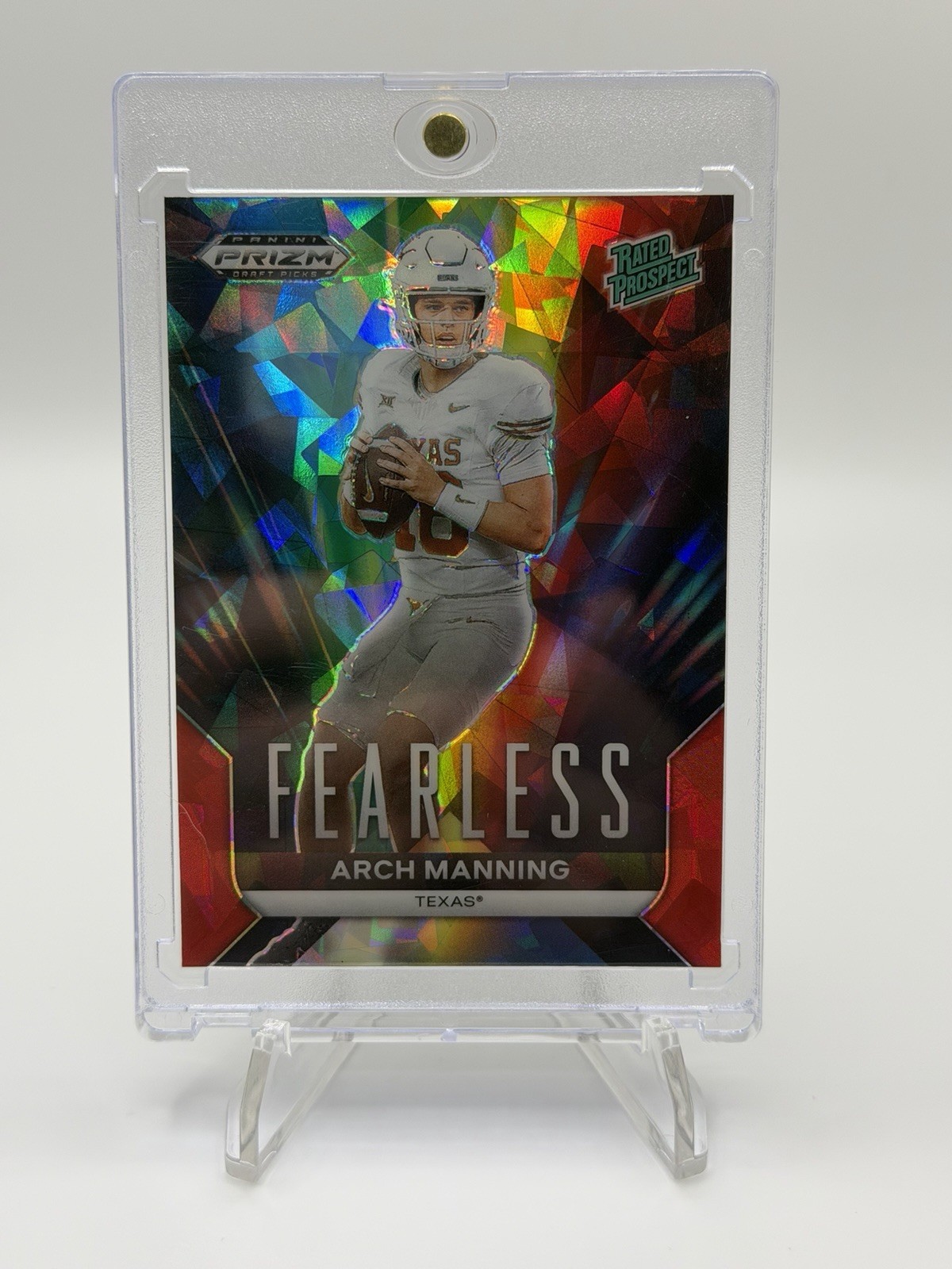2024 Panini Prizm Draft Picks - Fearless Arch Manning #F-AM Red Ice Prizm (RC)