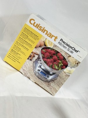 NEW Cuisinart Precision Chef Bowl Kitchen Scale Digital LED Electronic KML-KO3B