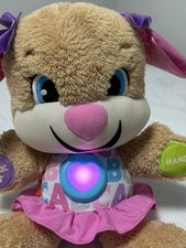 Fisher Price Laugh and Learn "Sis" Smart Stages Interactive Puppy Dog Plush