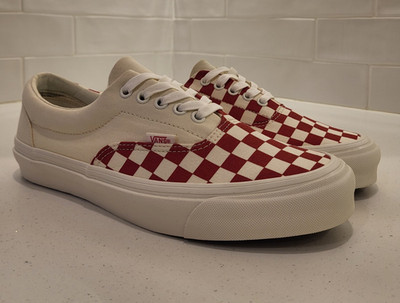 Vans Era CRFT Podium Red White Checkerboard Mens Size 9 WTAPS BMX NOS NOAH