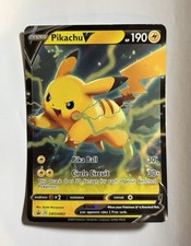 Pikachu V SWSH063 SWSH: Sword & Shield Promo Card Holo — NM Condition on eBay