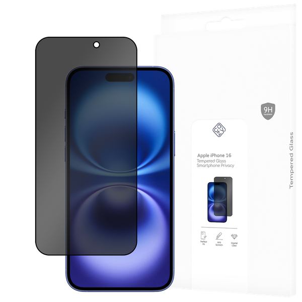 Panzerfolie Schutzglas Apple Iphone 16 Displayschutz - Cazy - Schwarz-image