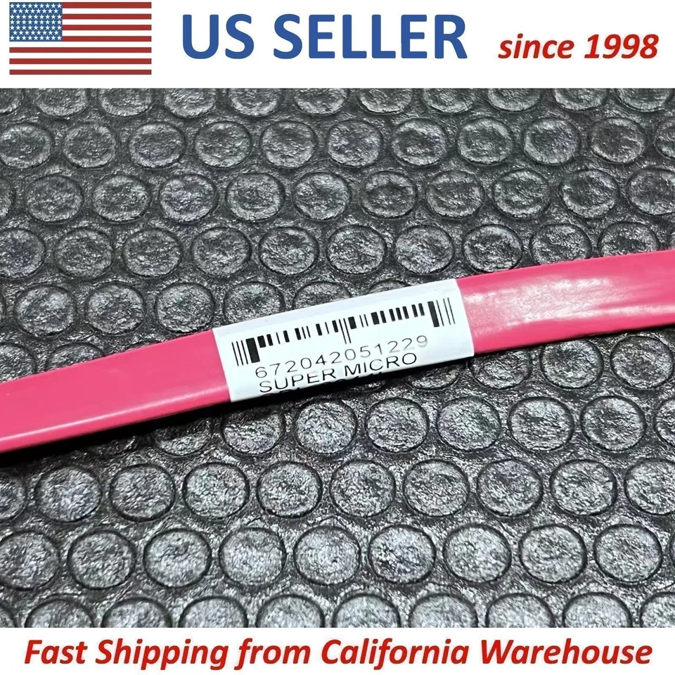 50X SuperMicro OEM CBL-0044L SATA Flat Straight 24" Cable T10 SFF Standard NEW - Image 2 of 4