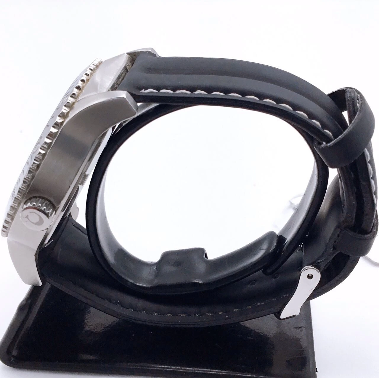 Coach Autore 'Ottime Condizioni' Uomo CA 70.2.14.0711 Pelle Metallo Nero Argento