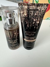 Bath  Body Works INTO THE NIGHT Travel Set Body Mist  Body Cream Lotion 2.5oz