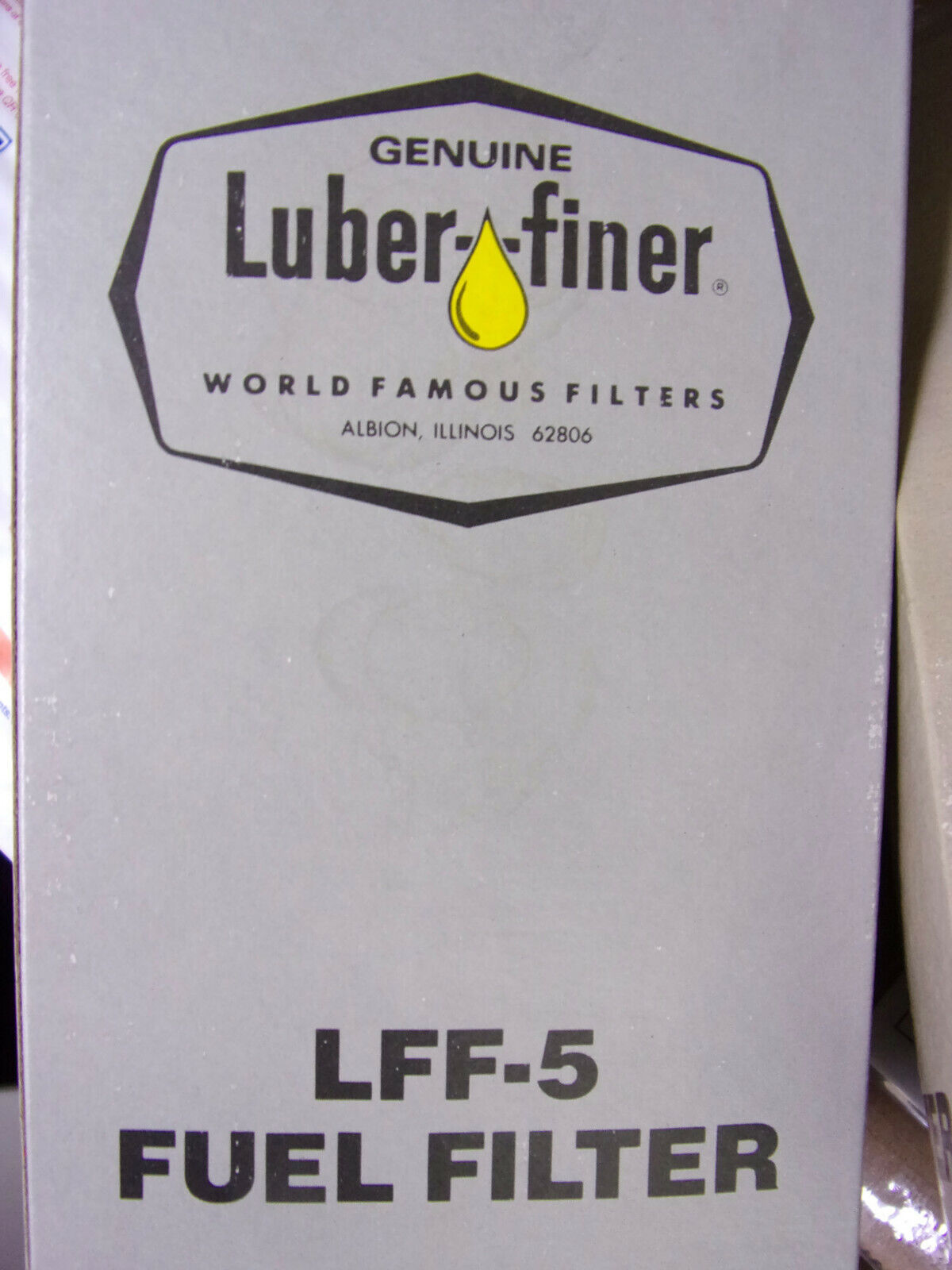 Lot Of 2 Genuine Luber-Finer LFF5 Engine Fuel Filter New Old Stock