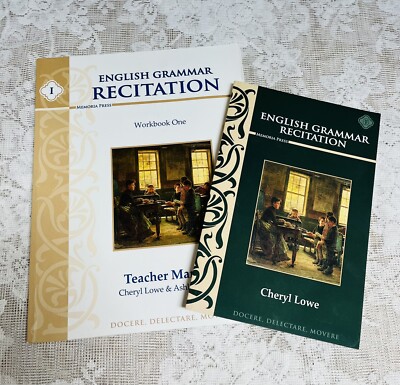 Memoria Press English Grammar Recitation I Teacher Guide & Grammar Handbook