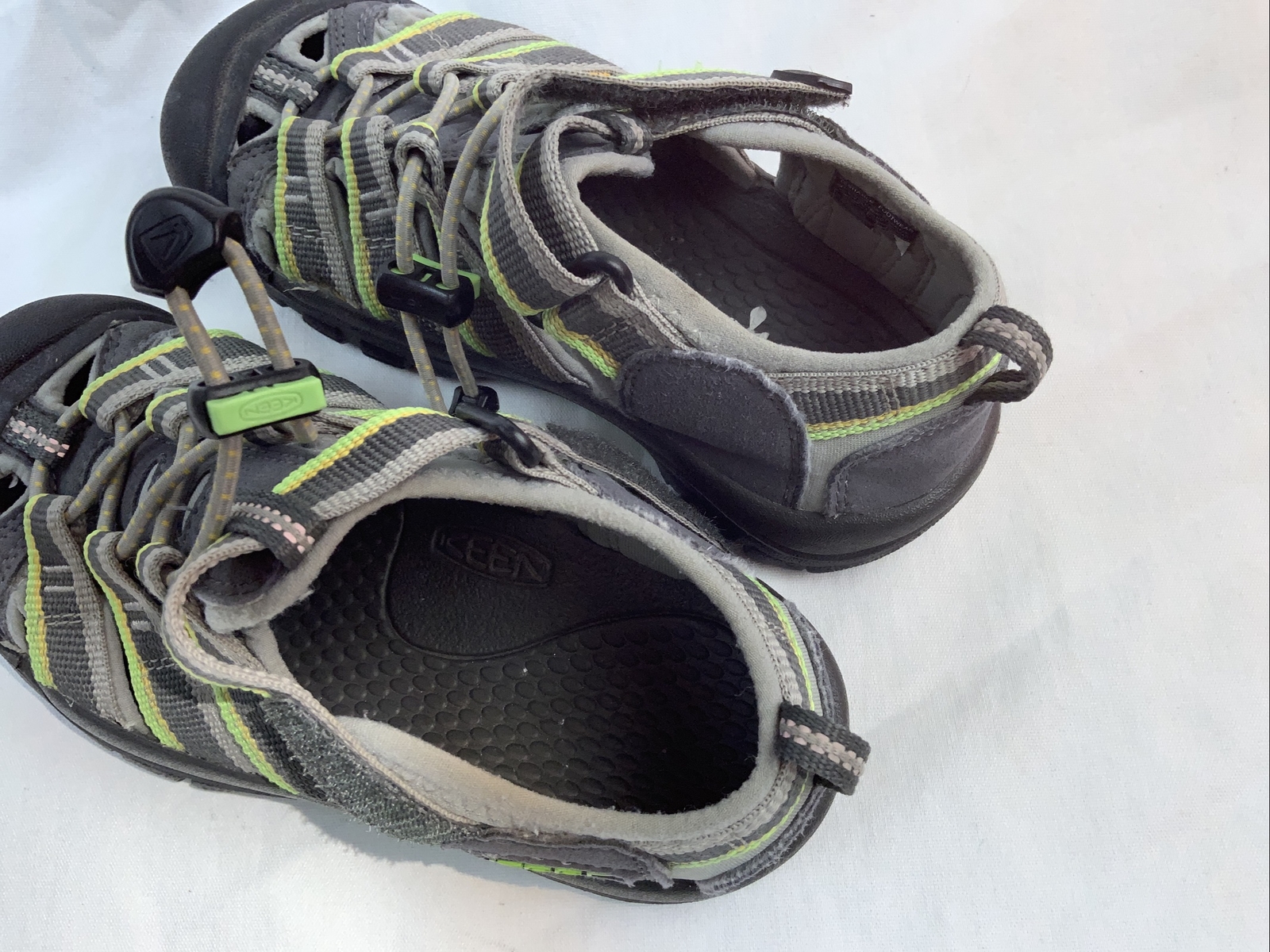 Sandali sportivi impermeabili Keen Newport grigio verde scarpe BAMBINI US 13 EU 31