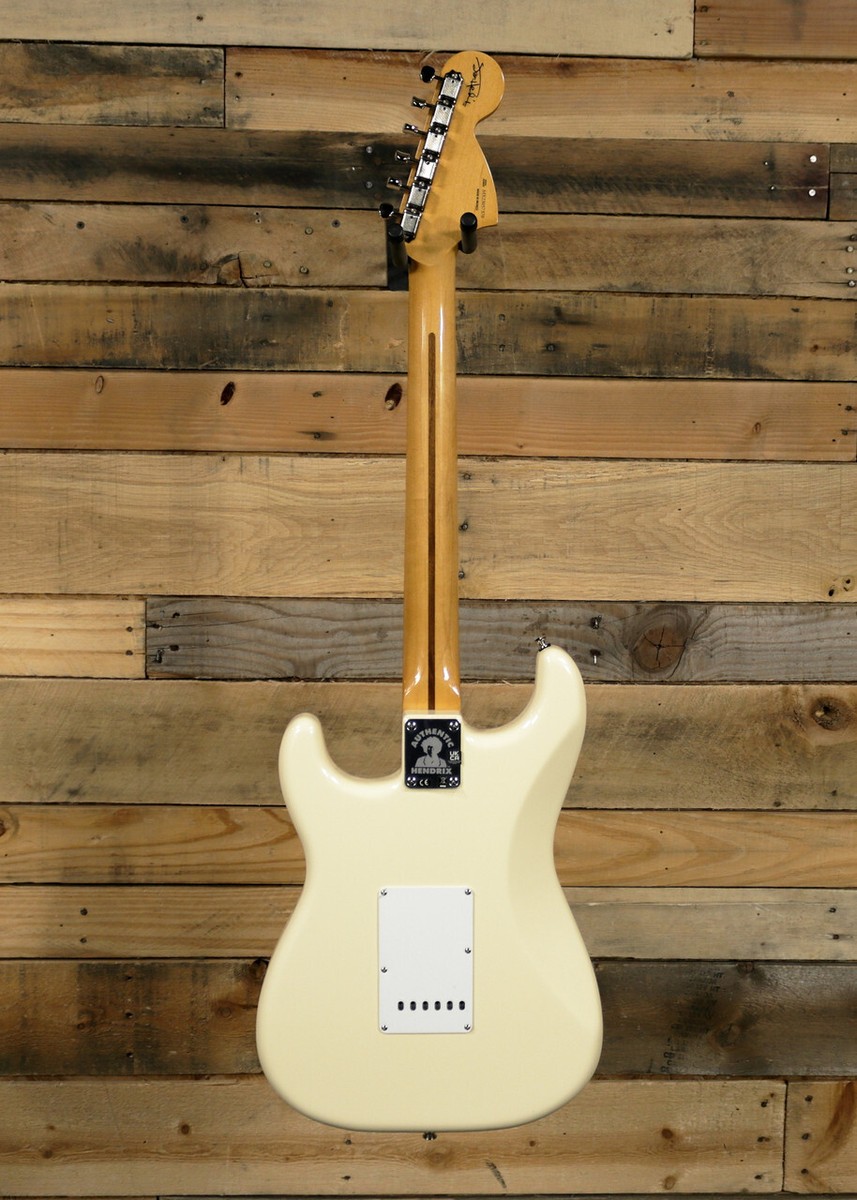 Fender Jimi Hendrix Stratocaster Electric Guitar Olympic White w