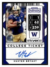 2020 Panini Contenders Draft Picks #208 Hunter Bryant Auto