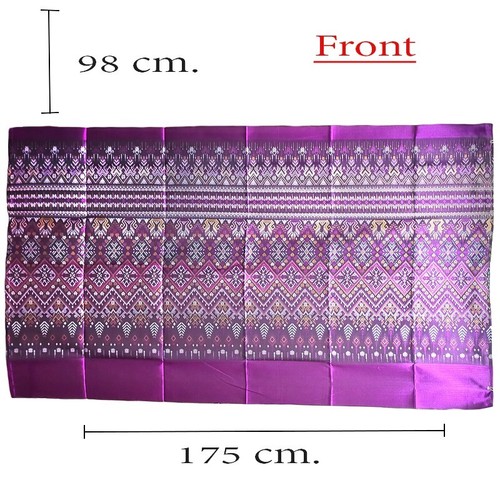 Rayon Fabric with Traditional Thai Pattern – Glossy Finish | EB-151 - Picture 3 of 5