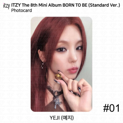ITZY The 8th Mini Album Born To Be Standard Ver Eyes Photocard