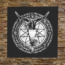 Occult Canvas Print / Back Patch - Occult Gothic Grunge Punk Halloween Pentagram