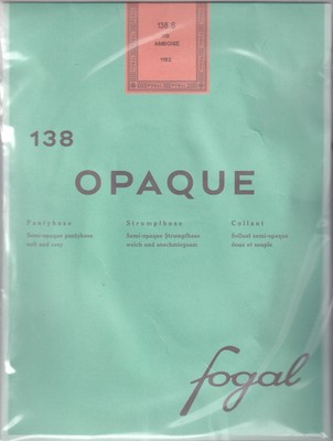 FOGAL OPAKE STRUMPFHOSE 138. 31 Farben 5 Größen. Strumpfhose halbdeckend 30 den.