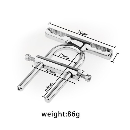 Metal Testicle Ball Stretcher Scrotum Cock Penis Stretching Adjustable Device SM - Picture 9 of 20
