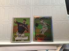 2021 Topps Series 1 Justin Verlander Astros 2 card set#25 chrome &T52-16 redux🥎