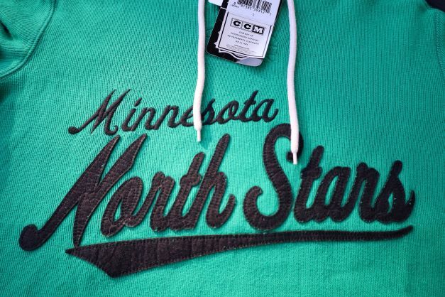 Vintage Hockey Minnesota North Stars NHL CCM jersey Sweatshirt Mens S  Defunct