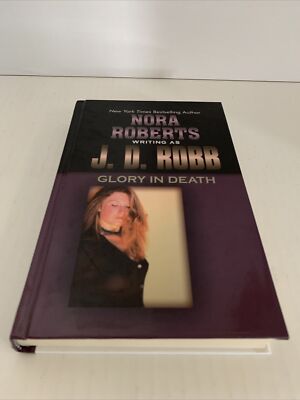 GLORY IN DEATH ~ Hardcover ~ LARGE PRINT Book ~  J.D. Robb ~ Very Good