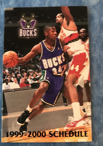 Lote de 8 horarios del equipo Milwaukee Bucks 1994~2006 | Ray Allen - Imagen 4 de 9