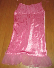 LADY CAMEO DALLAS PINK LACE NIGHTIE NEGLIGEE NIGHTGOWN WOMEN'S SIZE M 39310 VTG