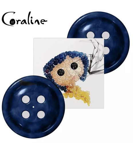 CORALINE Original Soundtrack 15th Anniversary PICTURE BLUE Button Vinyl(IN HAND) - Picture 12 of 12