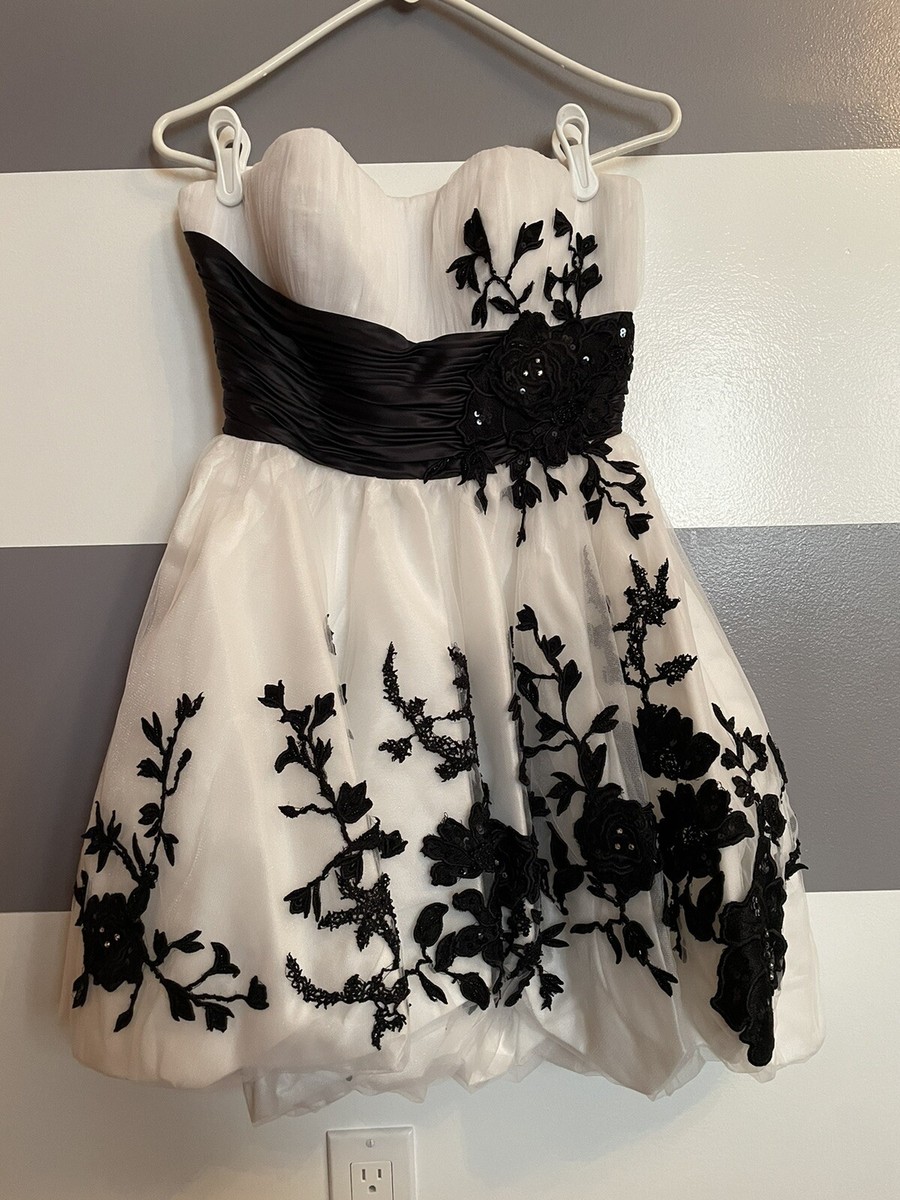 sherri hill black and white dress Sherri Hill Dress 57759