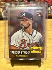2022 Topps Chrome Platinum Anniversary Spencer Strider Base RC Braves Rookie