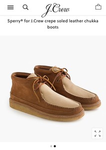 sperry crepe chukka