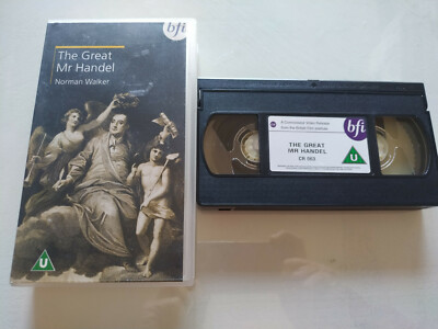 The great Mr Handel Film by Norman Walker bfi - VHS Cinta Tape Ingles Am