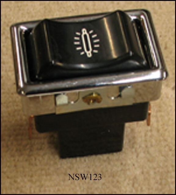 Interior Light Rocker Switch for Alfa Romeo, Maserati & Other Italian Cars. 