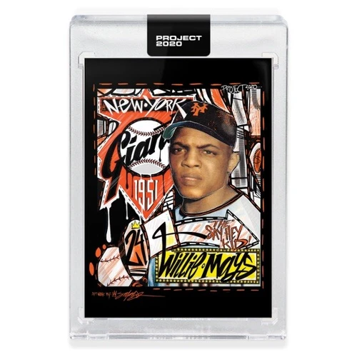 Topps Project 2020 Card 61 Willie Mays by King Saladeen Presale