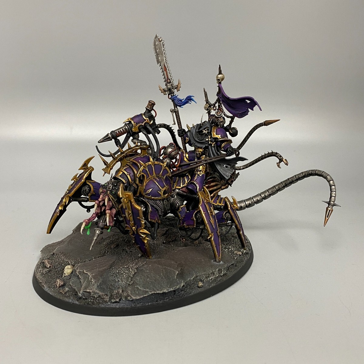 メタクサ、ディスク、スロワー。 CHAOS SPACE MARINE VEX MACHINATOR ARCH-LORD DISCORDANT WARHAMMER