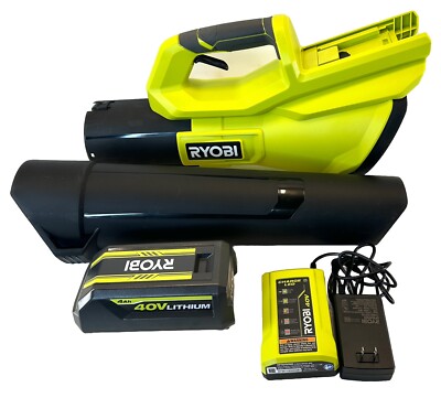 Ryobi 40V Jet Fan Blower 550 CFM With 4 Ah Battery & Charger Model RY40LB01K