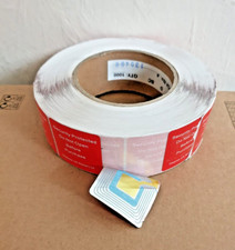 Security Protected Tag Label Sticker Retailer Shop Red Square 40 x 40mm