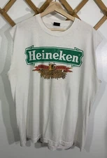 Heineken Vintage Shirt 1980s Screen Stars Best XL