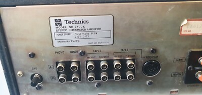 Technics SU-7100K STEREO INTEGRATED AMPLIFIER | eBay