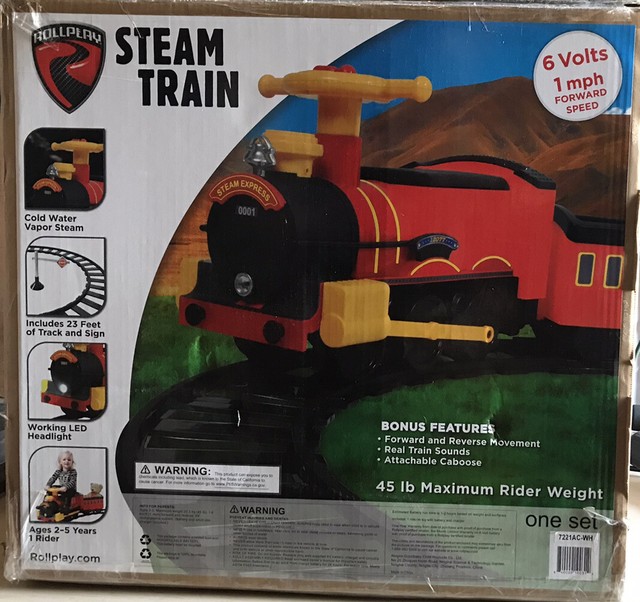 Rollplay Steam Train 6V Battery RideOn Toy 7721AC for sale online eBay