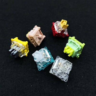 Outemu Silent/Clicky Pre-lubed 3pin RGB Switches for Mechanical Keyboard