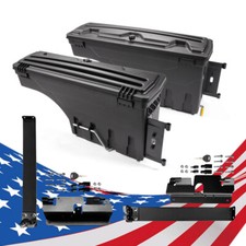 Bed Storage Box Toolbox Rear Rh Lh Fit For 07-18 Chevy Silverado Gmc Sierra