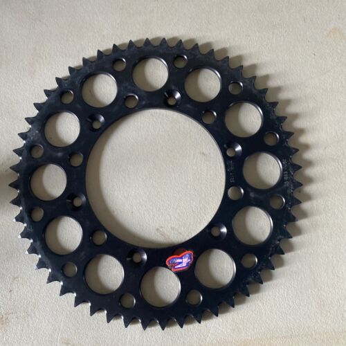 Renthal Rear Sprocket 52 Tooth Black Ultralight Yamaha 125 YZ250 YZ250F YZ450 M6 - Picture 1 of 3