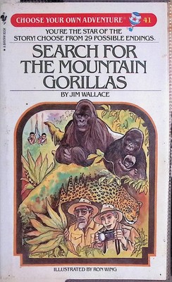 CYOA 41 Search Mountain Gorillas 1./1. Bantam UK - B+/B-/B-