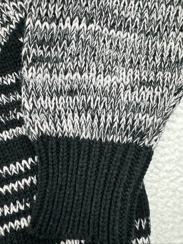 Suéter Vintage Frontline Para Hombre Mediano Rosa Negro Geométrico Cuello Redondo Pullover - Imagen 5 de 19