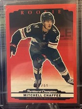 Mitchell Chaffee Rookie 31/51 Red Parkhurst Champions 2022-23 Wild #285
