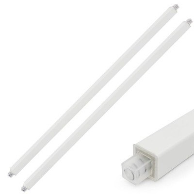 Showingo Towel Bar Replacement Rod 24 Inches Adjustable Spring End Wall Mount...