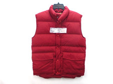 Cabela's Premier Northern Goose Down 550 Fill Puffer Vest Men Size S Fleece line