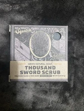 Dr. Squatch Men's Thousand Sword Scrub Bar Soap, Natural 5oz Limited Edition