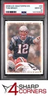 2008 UPPER DECK MASTERPIECES #84 TOM BRADY PATRIOTS PSA 10
