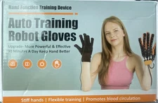 Rehabilitation Auto Training Robot Gloves Finger Exerciser Left Hand Medium