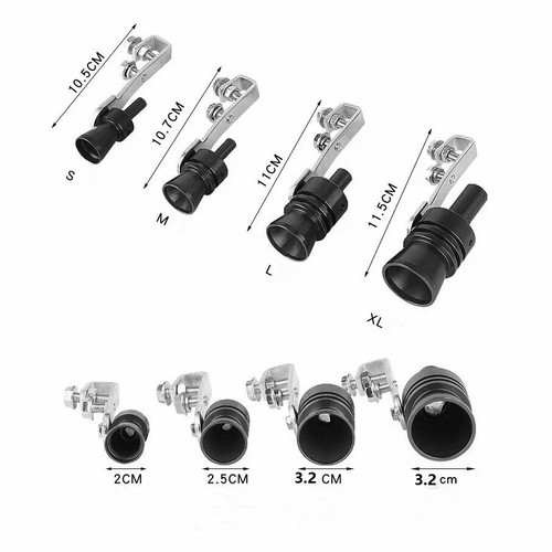 Car Turbo Sound Exhaust Muffler Exhaust Pipe Turbo Sound Imitator Modification - Picture 4 of 15