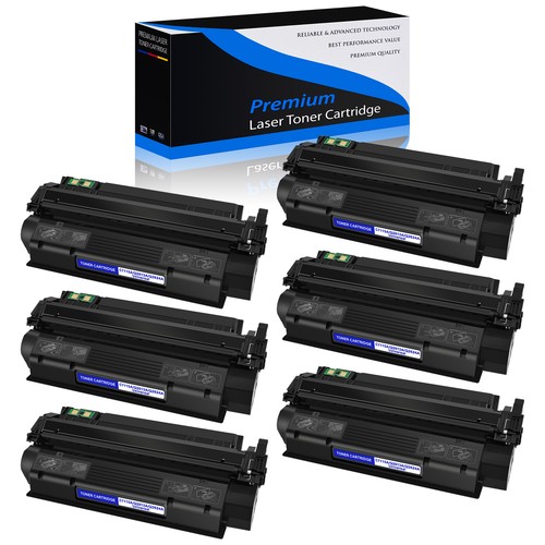 6PK Black Q2613A 13A Toner Cartridge Compatible for LaserJet 1300 1300n 1300xi